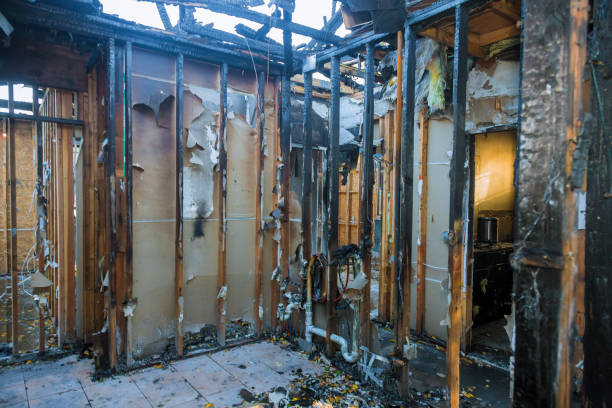 Professional Emergency Fire Cleanup technician working in Columbus, OH